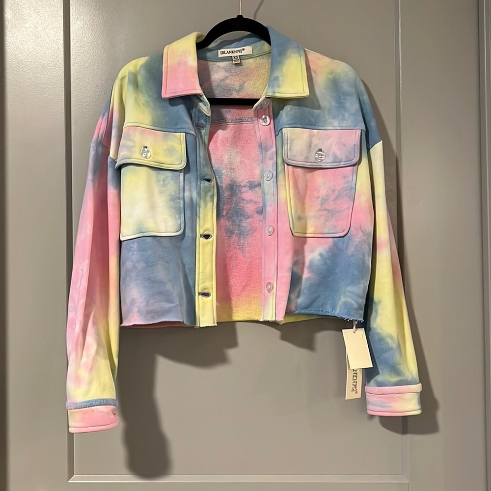 NWT Blank NYC Tie Dye Jacket Size XS